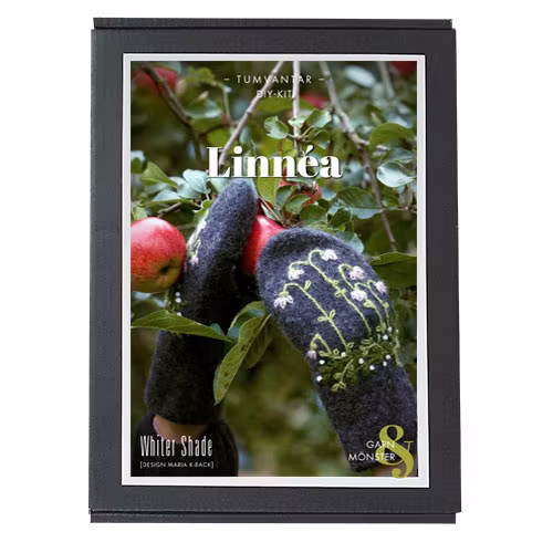 DIY-kit Broderade ullvantar Linnéa