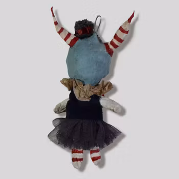 Handmade Christmas Ornament, Theater Clown #157