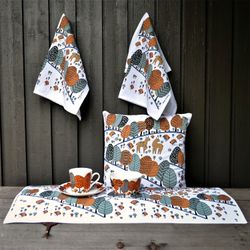 Cushion cover "Rustling Trees"  Fabelskog series