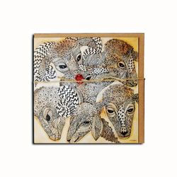 Greetind card “Sheeps” by Anna Strøm