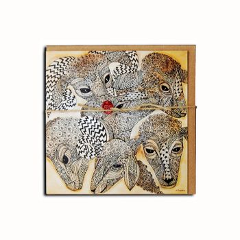 Greetind card “Sheeps” by Anna Strøm