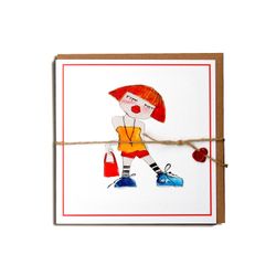 Art card “Fashion girl” #02