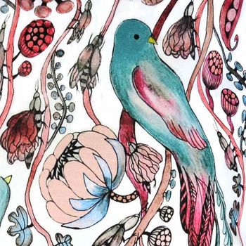 Cushion cover " Parrots"
