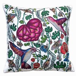 Cushion cover "Colibri" blue