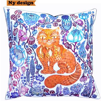 Cushion cover "The Cat" by Anna Strøm
