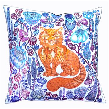 Cushion cover "The Cat" by Anna Strøm