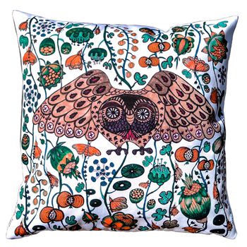 Cushion cover "Owl" by Anna Strøm