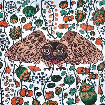 Cushion cover "Owl" by Anna Strøm