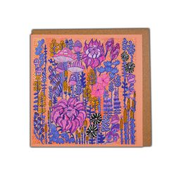 Art card "Garden" illustration Anna Strøm