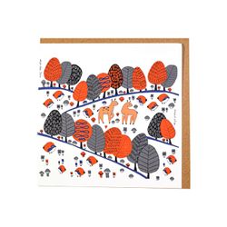 Greeting Card"Rustling Trees"Fableskog series