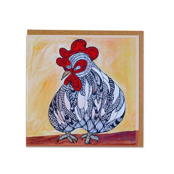 Art card "Hen" by Anna Strøm