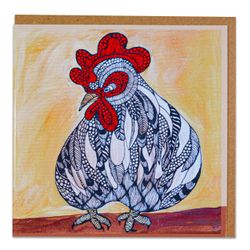 Art card "Hen" by Anna Strøm
