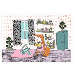 Postcard A5 Fable forest #5