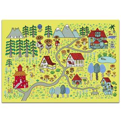 Postcard A5 Fable forest #6