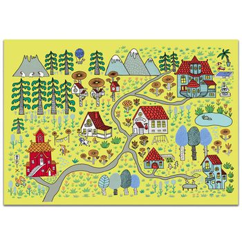 Postcard A5 Fable forest #6