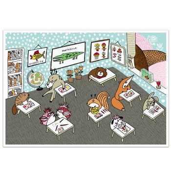Postcard A5 Fable forest #9