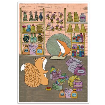 Postcard A5 Fabelskog #17