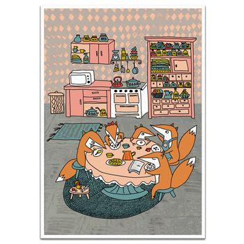 Postcard A5 Fable forest #19