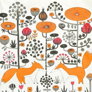 Fabelskog Bag "Kind Foxes"