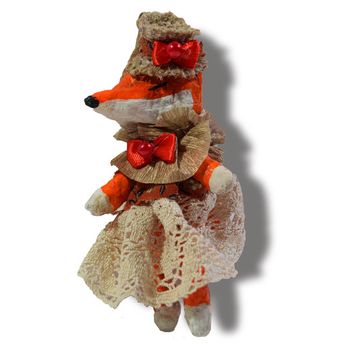 Spun Cotton ornaments, Fox #92