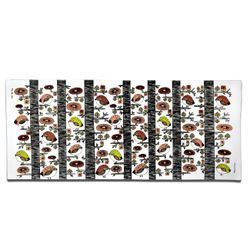 Table runner "Dancing Birds" Fabelskog series