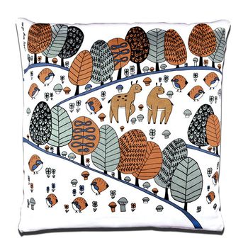 Cushion cover "Rustling Trees"  Fabelskog series