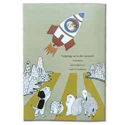 Coloring book "The fox and his friends from Fabelskog" Fornat A4