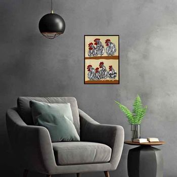 Art print A3 "Hens"