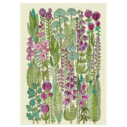 Art print A3 "Magic Garden yellow"
