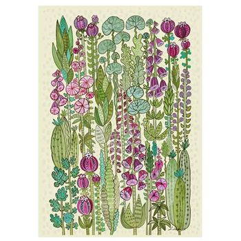 Art print A3 "Magic Garden yellow"
