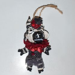 Spun Cotton Ornament, Cow #60
