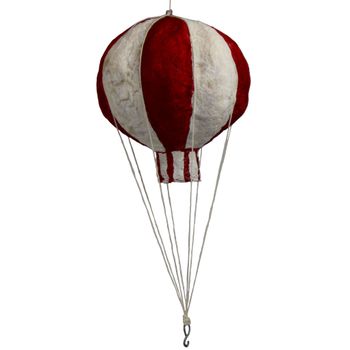 Handmade Xmas Ornaments,Hot Air Balloon #121 (Balloon only, figures sold separately)