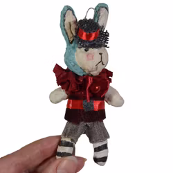 Handmade Xmas ornaments, Bunny #129