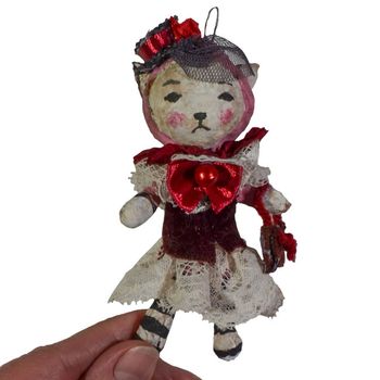Handmade Xmas Ornament, Cat #132