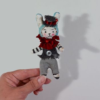 Handmade Xmas ornaments, Bunny #136