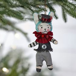 Handmade Xmas ornaments, Bunny #136