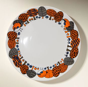 Plate"Rustling Trees" Fabelskog series