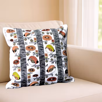 Cushion cover" Dancing Birds" Fabelskog series
