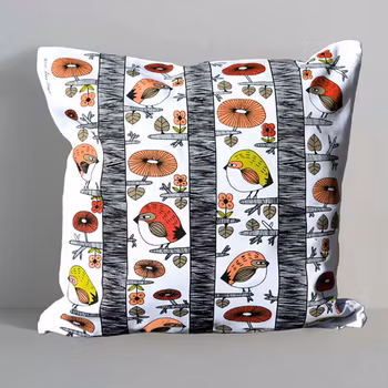Cushion cover" Dancing Birds" Fabelskog series