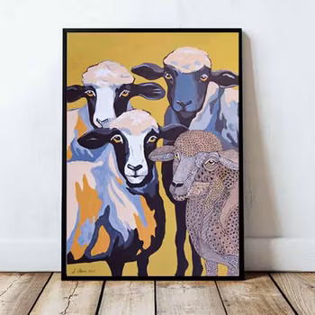 Art print A3 "Sheep"