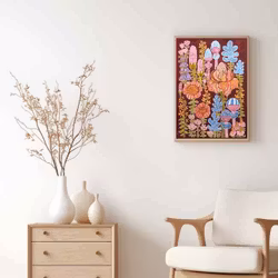 Art print A3 "Burgundy Grove"