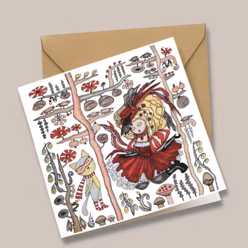 Art card “Snill Pike? in Fabelskog