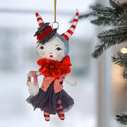 Handmade Christmas Ornament, Theater Clown #164