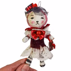 Handmade Xmas Ornament, Cat #132