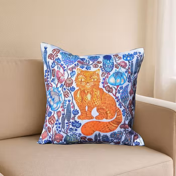 Cushion cover "The Cat" by Anna Strøm
