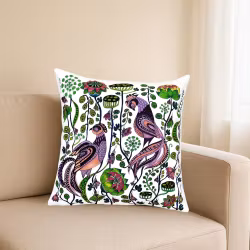 Cushion cover "Pheasants" by Anna Strøm