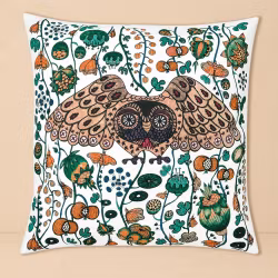 Cushion cover "Owl" by Anna Strøm