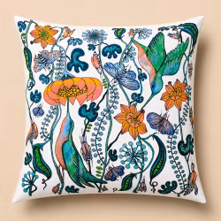 Cushion cover "Colibri" green