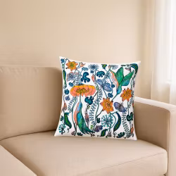 Cushion cover "Colibri" green