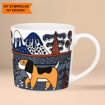Ny Kaffekopp"Beagle"Fabelskog 0,25L